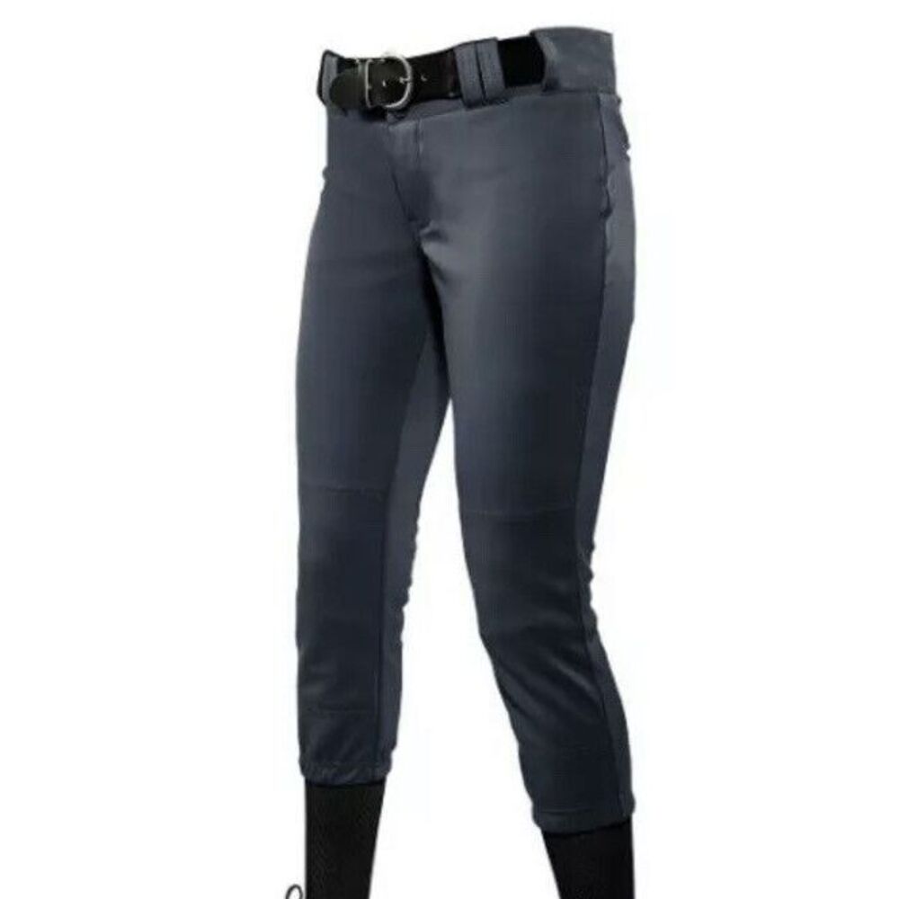 NWT Champro Womens Fast Pitch Softball Gray Pants BP7 Graphite Size XL‎